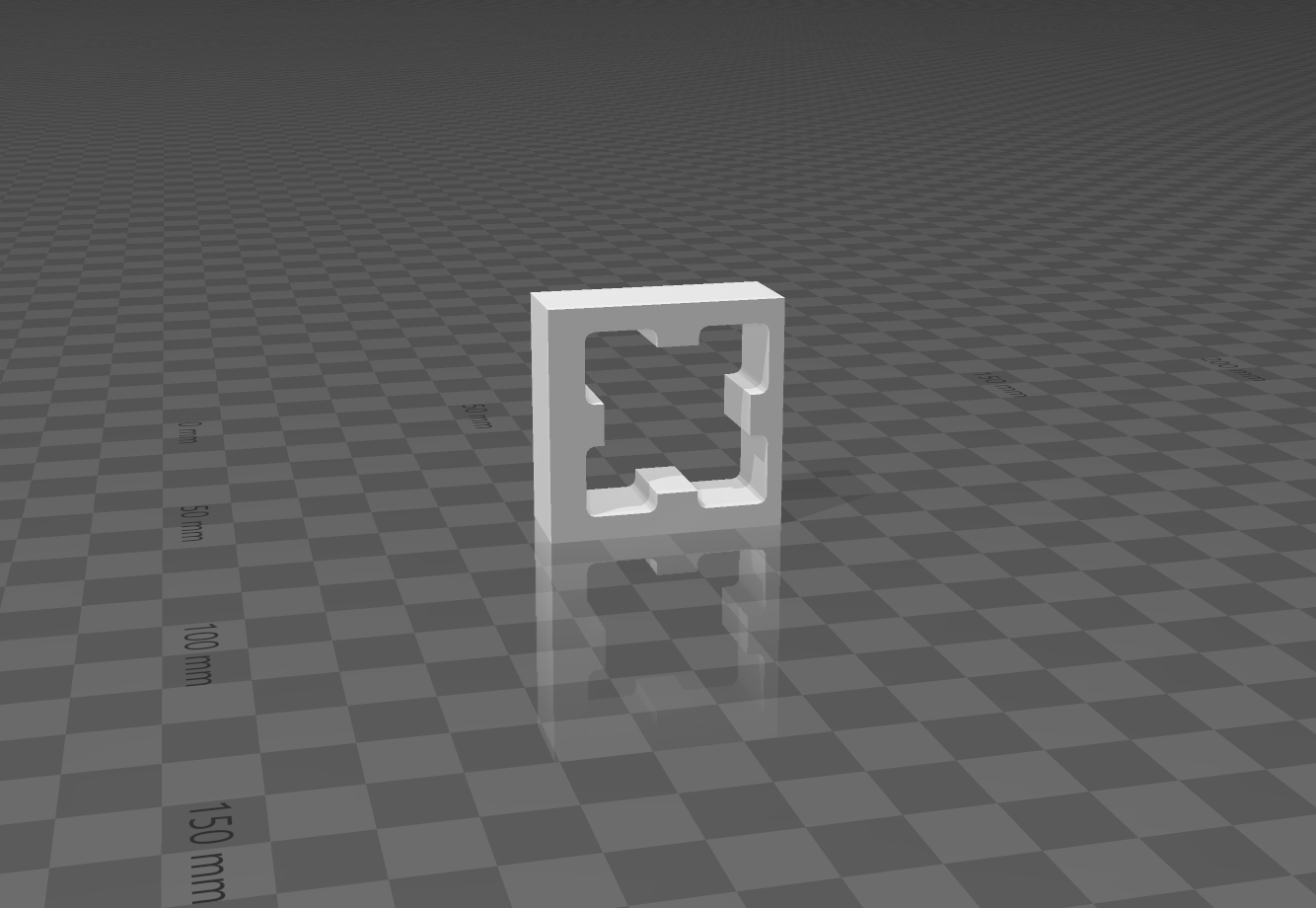 A 3D model that fits on a 8020 rail