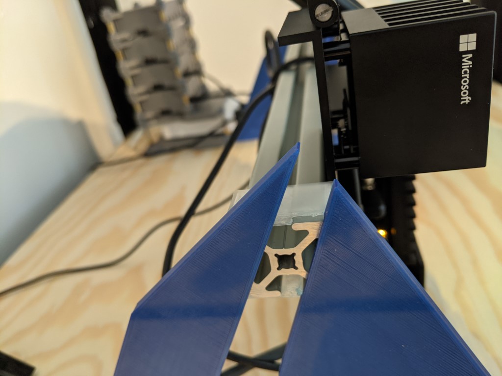 Closeup to show colour transition