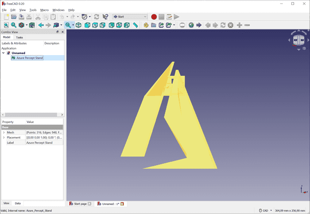 Opening a file in FreeCAD